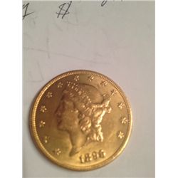 1895 $20 GOLD LIBERTY