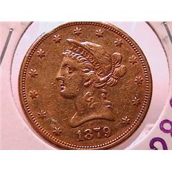 1879 $10 Gold Liberty VF30