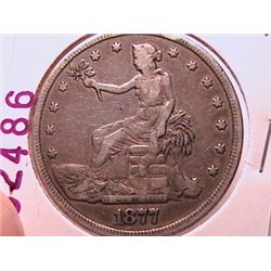 1877 Silver Trade Dollar F12