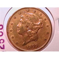 1899-S $20 Gold Liberty XF40