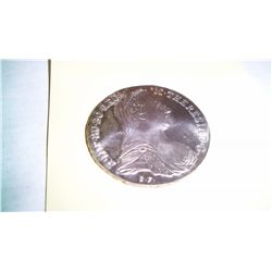 1780 M THERESIA LARGE SILVER AUSTRIAN COIN