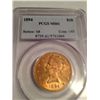 Image 1 : 1894 NGC MS-61 $10 GOLD LIBERTY