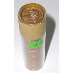 ROLL OF 1963-D *RARE UNC* PENNIES 50 TOTAL *ROLL CAME OUT OF SAFE DEPOSIT BOX*!!