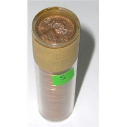 ROLL OF 1963-D *RARE UNC ROLL* PENNIES 50 TOTAL *ROLL CAME OUT OF SAFE DEPOSIT BOX*!!