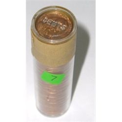 ROLL OF 1963-D *RARE UNC ROLL* PENNIES 50 TOTAL *ROLL CAME OUT OF SAFE DEPOSIT BOX*!!