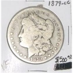 1879-CC CARSON CITY MORGAN SILVER DOLLAR RED BOOK VALUE IS $500.00 *RARE KEY DATE VERY FINE GRADE*!!