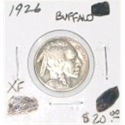 1926 BUFFALO NICKEL RED BOOK VALUE IS $20.00 *RARE EXTRA FINE GRADE*!!