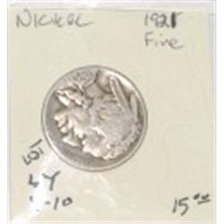1921 BUFFALO NICKEL RED BOOK VALUE IS $15.00 *RARE FINE GRADE* BUFFALO NICKEL CAME OUT OF SAFE!!