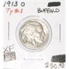 Image 1 : 1913-D TYPE 1 BUFFALO NICKEL RED BOOK VALUE IS $50.00 *EXTREMELY RARE KEY DATE EXTRA FINE GRADE*!!