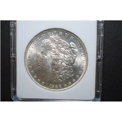 1888-O US Silver Morgan $1; MCPCG Graded MS62; EST. $50-70