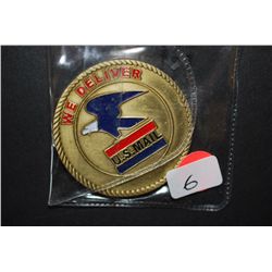 US Mail We Deliver Advertising Token; San Antonio Alamo Area Local; EST. $5-10