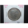 Image 1 : 1908-O US Barber Half Dollar; AU50; EST. $120-140