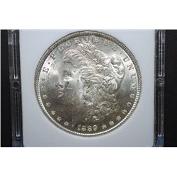 1889 US Silver Morgan $1; MCPCG Graded MS62; EST. $50-70