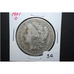 1901-O US Silver Morgan $1; EST. $35-55