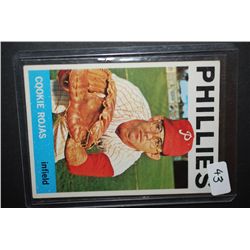 1964 MLB Cookie Rojas Philadelphia Phillies Baseball Trading Card; EST. $5-10