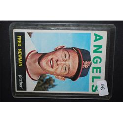 1964 MLB Fred Newman Los Angeles Angels Baseball Trading Card; EST. $5-10