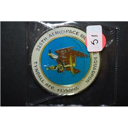 Tyndall AFB Florida 325th Aerospace Medicine Squadron Military Challenge Coin; EST. $5-10