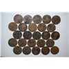 Image 1 : Great Britain One Penny Foreign Coin; Various Dates & Conditions; Lot of 25; EST. $15-25