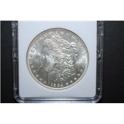 1904-O US Silver Morgan $1; MCPCG Graded MS61; EST. $50-70