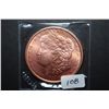 Image 1 : 2011 Copper Round "Silver Morgan Type"; .999 Fine Copper 1 Oz.; EST. $5-10