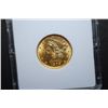 Image 1 : 1906 US Liberty $5 Gold Coin; MCPCG Graded MS63; EST. $550-650