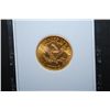 Image 2 : 1906 US Liberty $5 Gold Coin; MCPCG Graded MS63; EST. $550-650