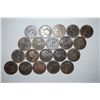 Image 1 : Great Britain One Penny Foreign Coin; Various Dates & Conditions; Lot of 20; EST. $10-25