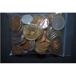 World Coins & Tokens; Various Dates, Conditions & Denominations; Lot of 100; EST. $20-35