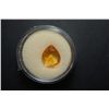 Image 1 : Teardrop Shaped Canary Yellow Colored Gemstone; EST. $5-10