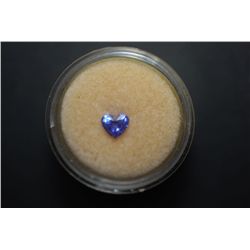 Heart Shaped Purple Colored Gemstone; EST. $5-10