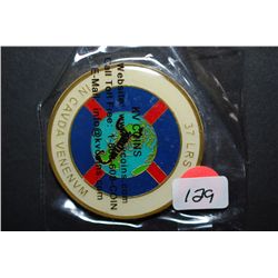 37 LRS In Cavda Venenvm Military Challenge Coin Commander's Coin For Excellence; EST. $5-10