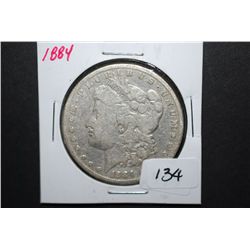 1884 US Silver Morgan $1; EST. $35-55