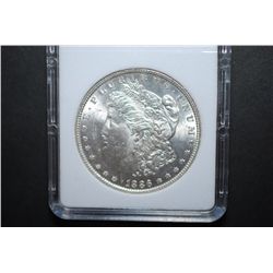 1886 US Silver Morgan $1; MCPCG Graded MS63; EST. $50-70