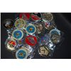 Image 1 : Military Challenge Coin; Various Dates, Bases, People, Etc.; Lot of 20; EST. $40-60