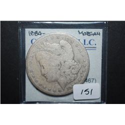 1884 US Silver Morgan $1; EST. $35-55