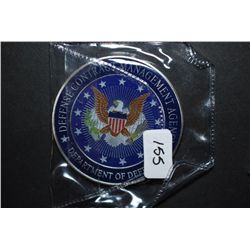 Defense Contract Management Agency Department Of Defense Military Challenge Coin; The Beatings Will 