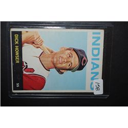 1964 MLB Dick Howser Cleveland Indians Baseball Trading Card; EST. $5-10