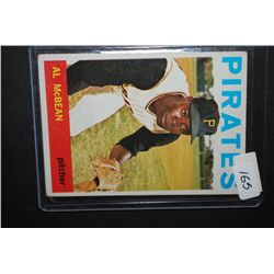 1964 MLB Al McBean Pittsburgh Pirates Baseball Trading Card; EST. $5-10