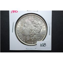 1885 US Silver Morgan $1; EST. $35-55