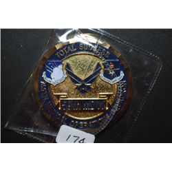 759th MDOS 759th Medical Operations Squadron Military Challenge Coin; 59th MDW Total Success; EST. $