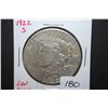 Image 1 : 1922-S US Peace $1; Low Grade; EST. $30-40