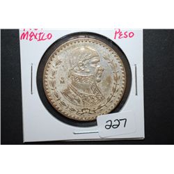 1961 Mexico Un Peso Foreign Coin; EST. $5-10