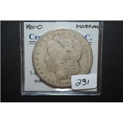 1901-O US Silver Morgan $1; EST. $35-55