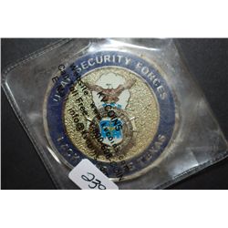 Lackland AFB Texas USAF Security Forces Military Challenge Coin; EST. $5-10