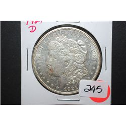 1921-D US Silver Morgan $1; EST. $35-55