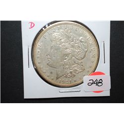 1921-D US Silver Morgan $1; EST. $35-55