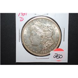 1921-D US Silver Morgan $1; EST. $35-55