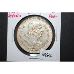 1963 Mexico Un Peso Foreign Coin; EST. $5-10