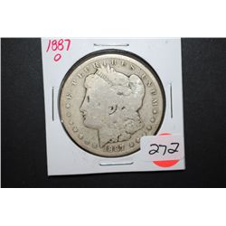 1887-O US Silver Morgan $1; EST. $35-55