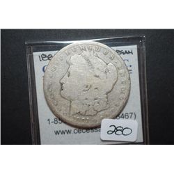1881 US Silver Morgan $1; EST. $35-55